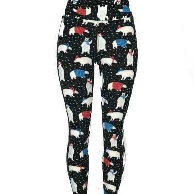 Christmas Polar Bears Coca Cola Style Leggings Amazing Print